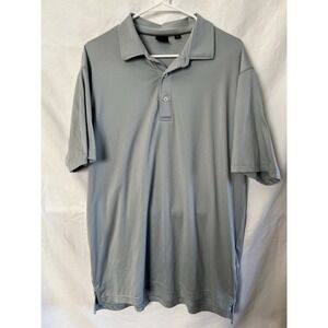 Dunning Golf Polo Short-Sleeved  Men's Large In Blue/Light Green
